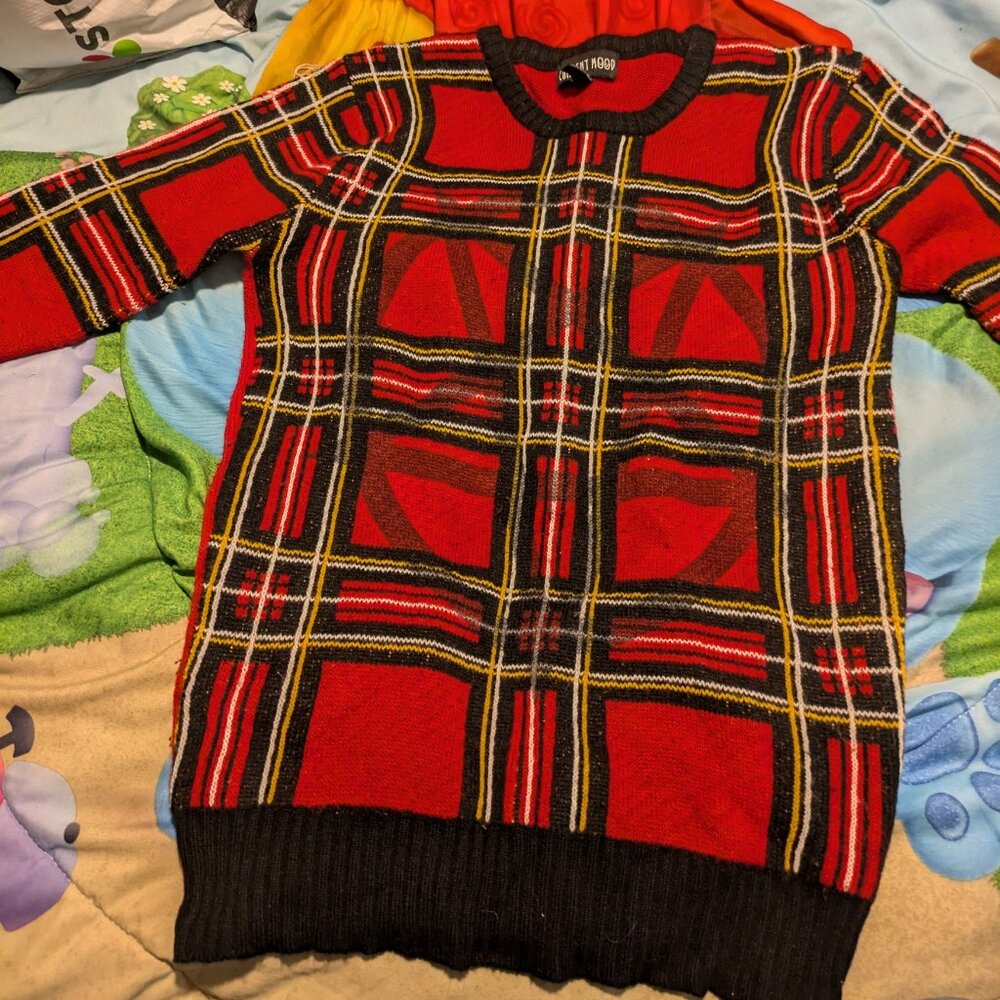 Goth current mood Pentagram sweater